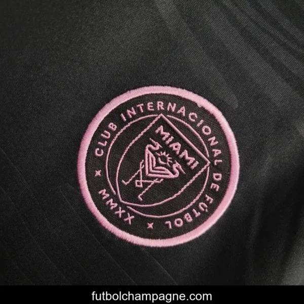24_25 Kids Inter Miami Away Black Jersey With New Sponsor - Image 6