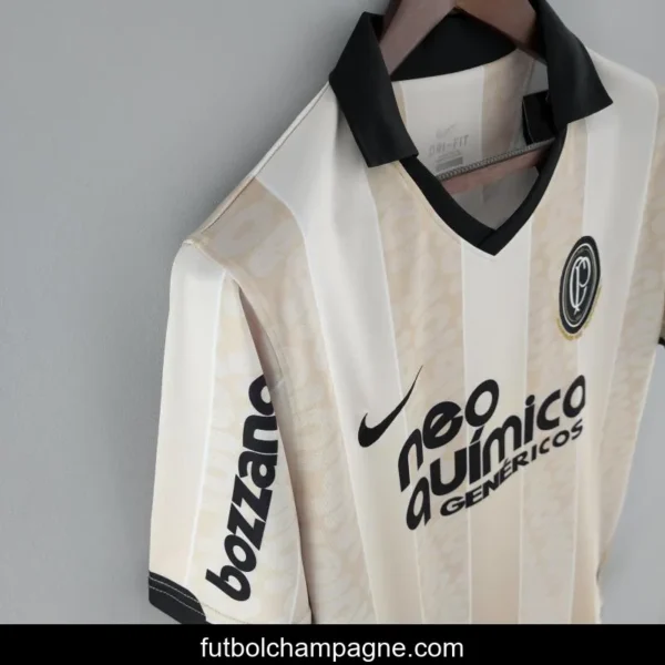 Retro 2010 Corinthians 100th Anniversary Beige Jersey - Image 11