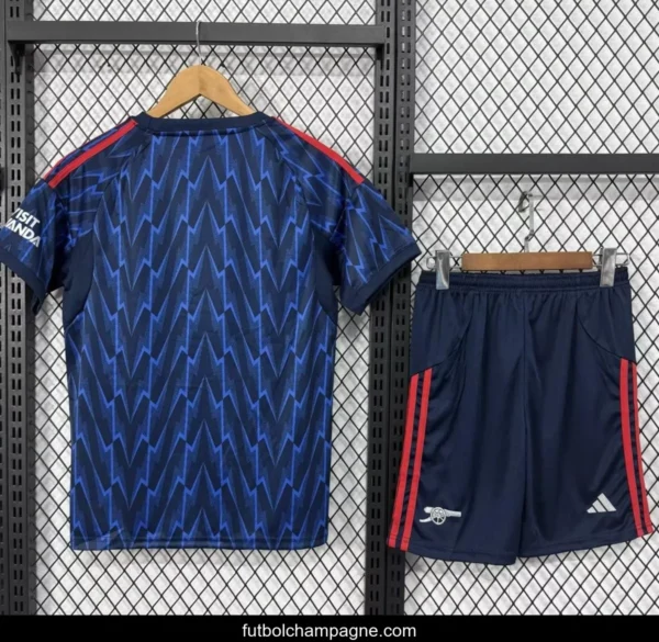 25_26 Kids Arsenal Away Blue Jersey - Image 2