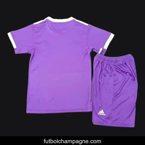 Retro Kids 16_17 Real Madrid Away Purple Jersey - Image 3