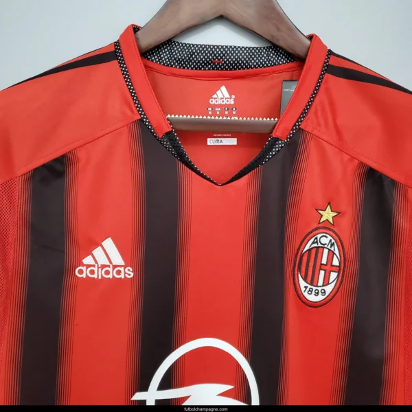 Retro 04_05 AC Milan home Soccer Jersey - Image 6