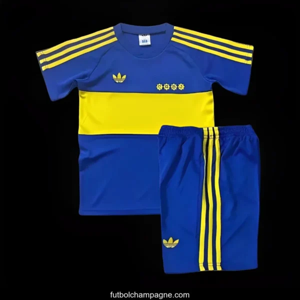 Retro Kids 1981 Boca Juniors Home Jersey - Image 2