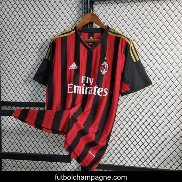 Retro 2013-14 AC Milan Home Jersey - Image 8