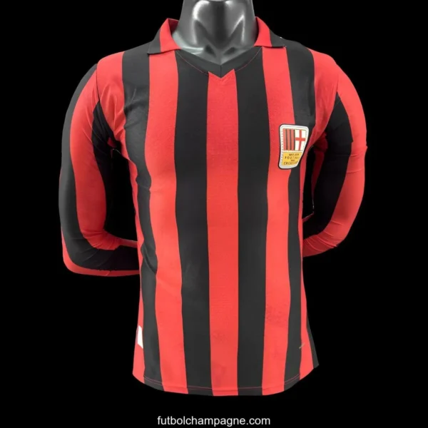 Player Version 24_25 AC Milan Home 125Th Anniversary Long Sleeve Jersey - Image 10
