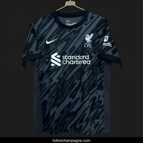 24_25 Liverpool Black Goalkeeper Jersey - Image 3