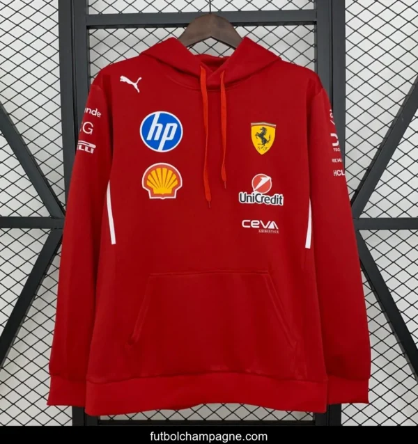 2025 F1 Formula Farrari Red Hoodie - Image 8