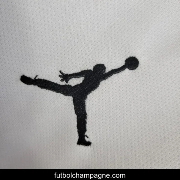 Retro Long Sleeve 18-19 PSG White Champions League Jersey - Image 7