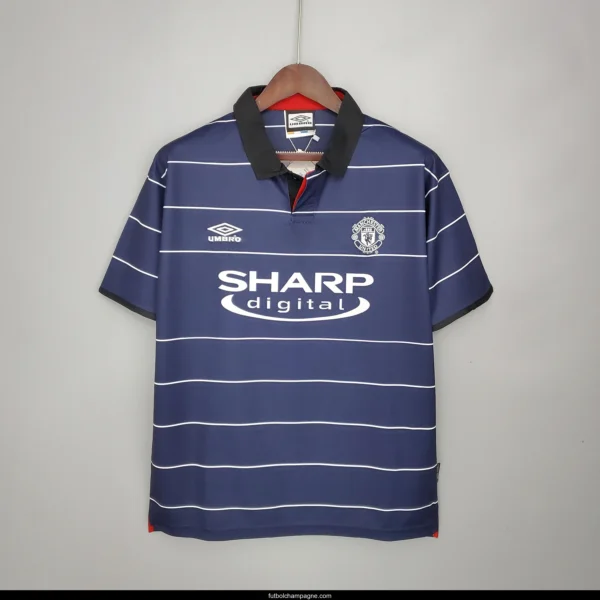 Retro Manchester United 99_00 away Soccer Jersey - Image 8