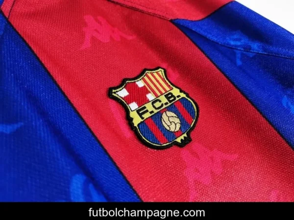 Retro 1995_97 Barcelona Home Soccer Jersey - Image 7