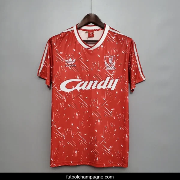 Retro 89_91 Liverpool home Soccer Jersey - Image 8