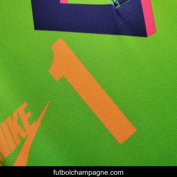 Retro 1995 Mexico Goalkeeper Campos Jersey - Image 5