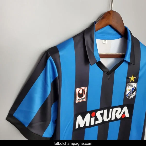 Retro 88_90 Inter Milan home Soccer Jersey - Image 8