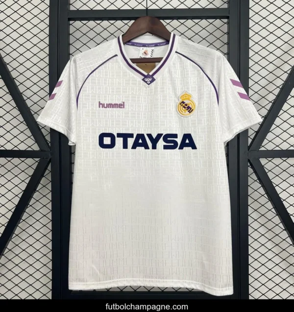 90_92 Retro Real Madrid Home Jersey - Image 6