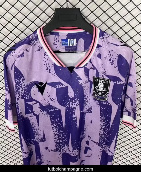 25_26 Sheffield Wednesday Away Purple Jersey - Image 2