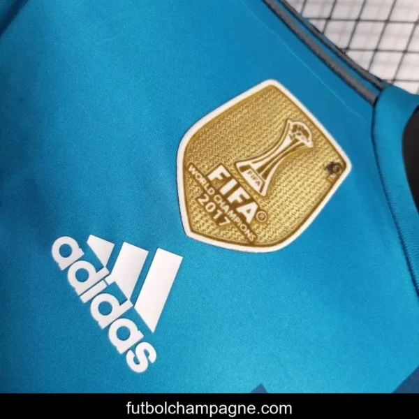 Retro 17_18 Real Madrid Third Long Sleeve Jersey - Image 7