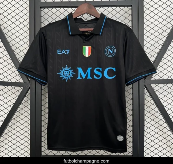 25_26 Napoli Third Black Jersey - Image 8