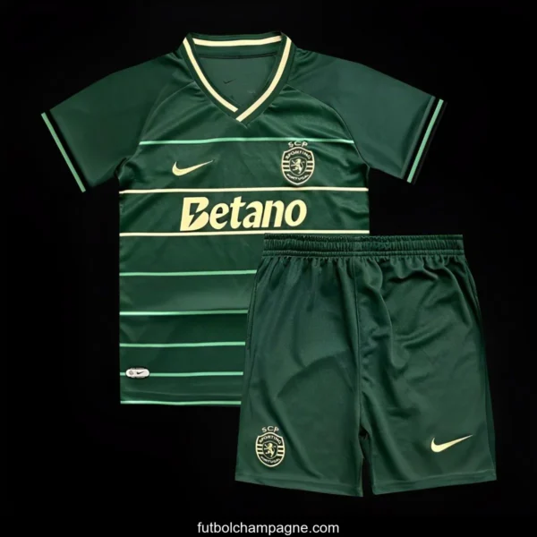 24_25 Kids Sporting Lisbon Away Jersey - Image 3