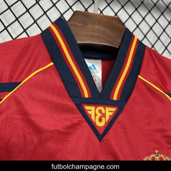 Retro 1998 Spain Home Jersey - Image 10