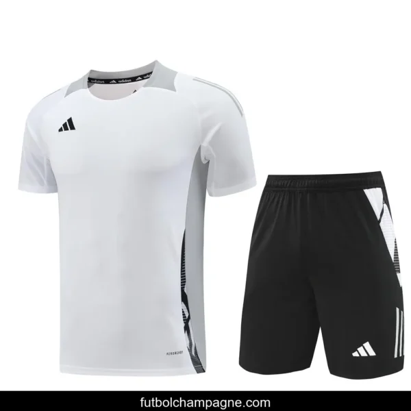 24_25 Adidas White Short Sleeve Jersey+Shorts - Image 15