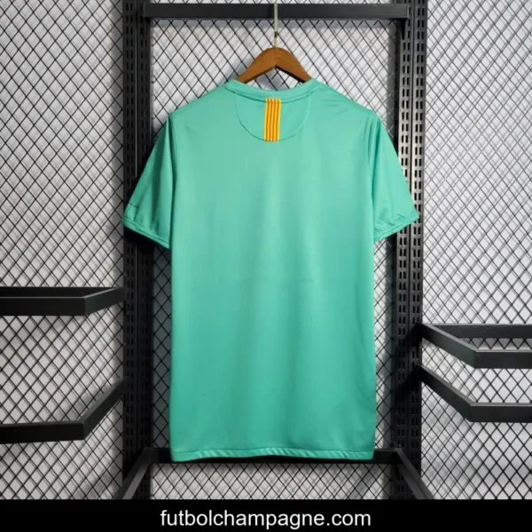 Retro 10_11 Barcelona Away Green Jersey - Image 11