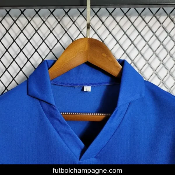 Retro 57-62 Brazil Away Blue Jersey - Image 5