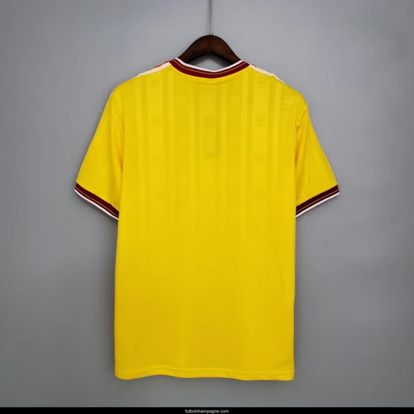 Retro 85_86 Liverpool away yellow Soccer Jersey - Image 8