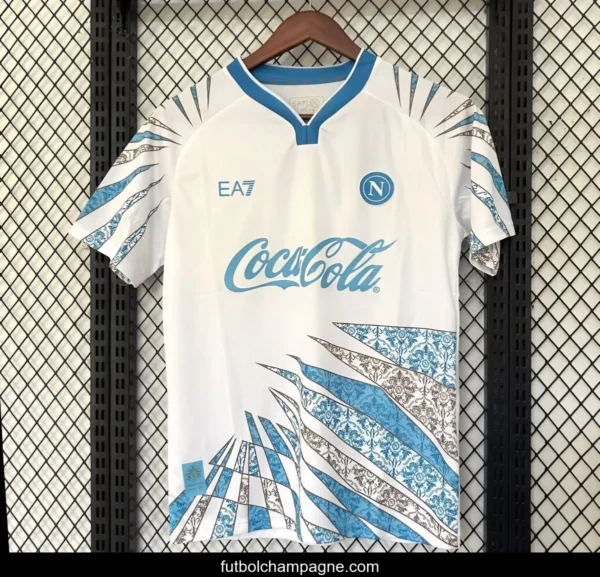 25_26 Napoli WHITE Pre-Match Jersey - Image 8
