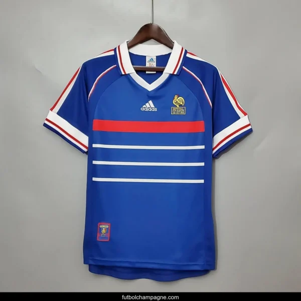 Retro 1998 France Home Jersey - Image 6