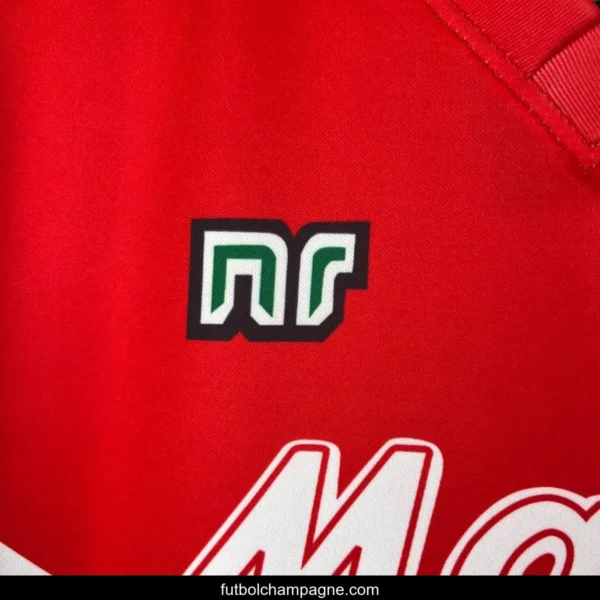 Retro 90_91 Napoli Third Red Jersey - Image 8