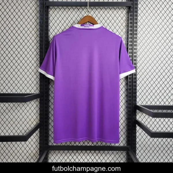 Retro Real Madrid 17_18 Away Purple Jersey - Image 8