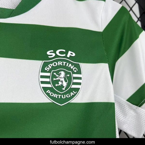 25_26 Kids Sporting Lisbon Home Jersey - Image 7