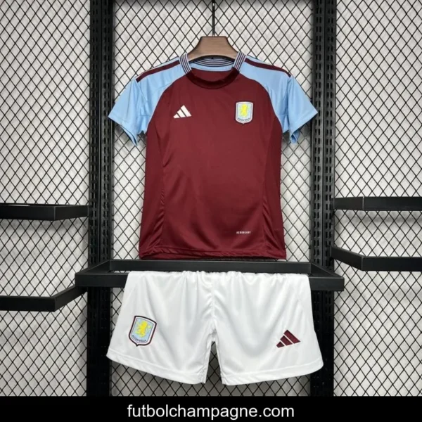 24_25 Kids Aston Villa Home Jersey - Image 5