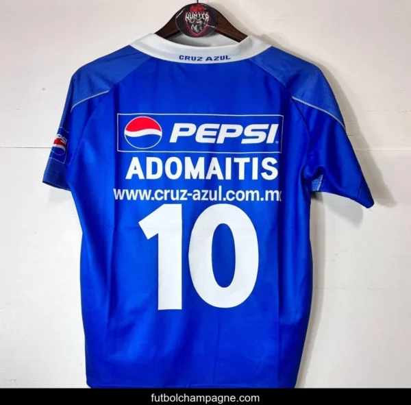 Retro 01_02 Cruz Azul Jersey Copa Libertadores Home Jersey - Image 5