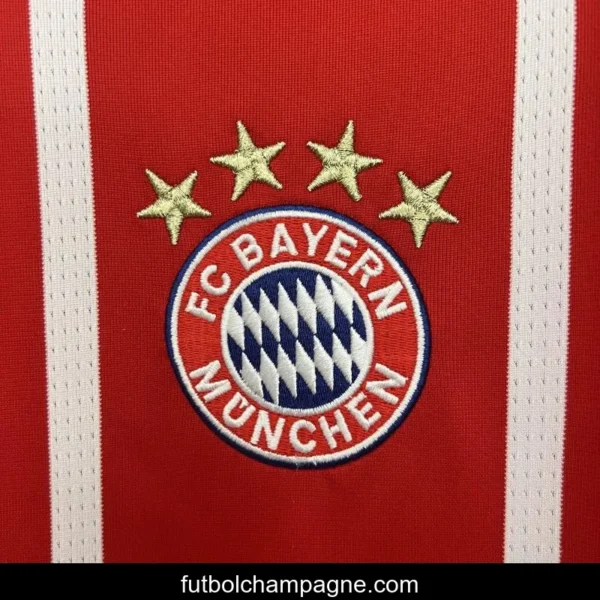 17_18 Retro Bayern Munich Home Jersey - Image 7
