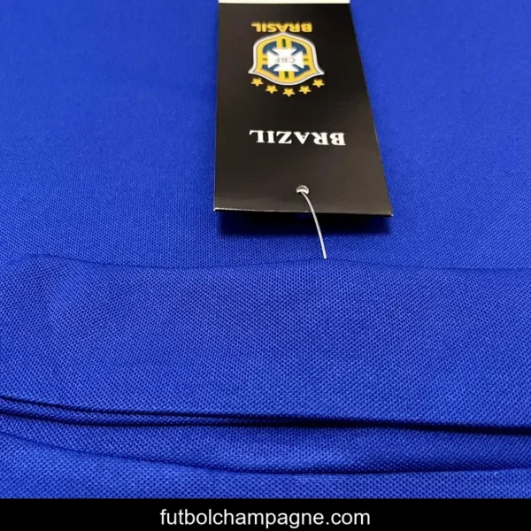 Retro 1957 Brazil Away Soccer Jersey - Image 7