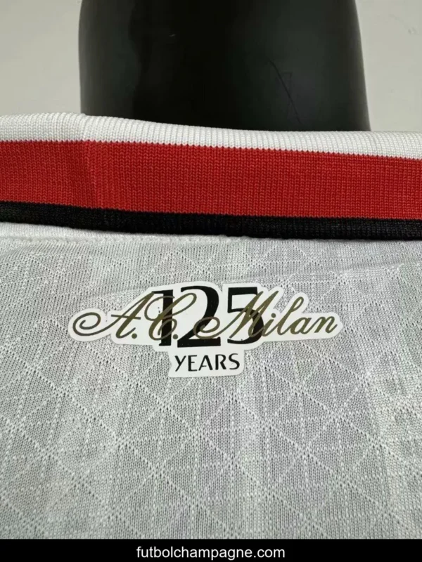 Player Version AC Milan Away White Jersey - Image 8