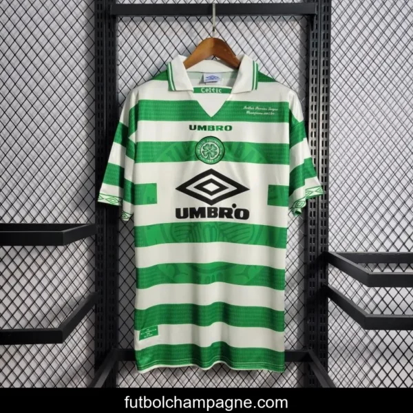 Retro 98_99 Celtic Home Champion Jersey - Image 8