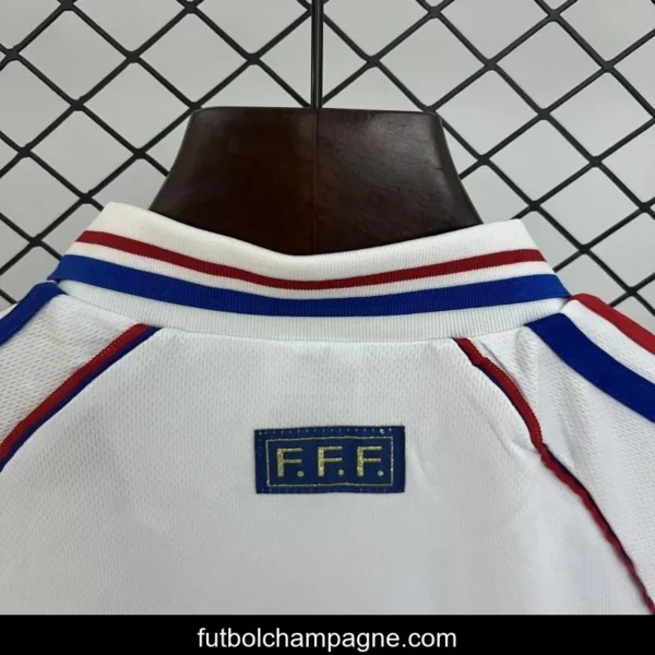 Retro 1998 Kids France Away Size 16-28 Jersey - Image 8