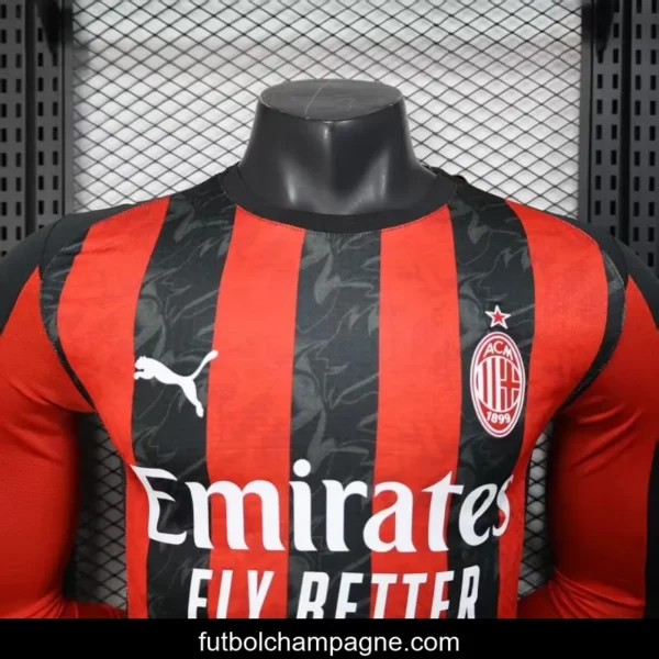 Player Version 25_26 AC Milan Home Long Sleeve Jersey - Image 10