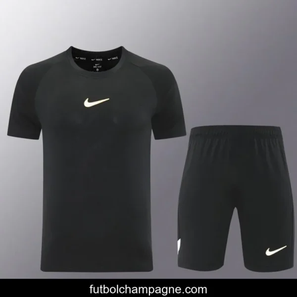 25_26 Nike Black Short Sleeve Jersey+Shorts - Image 22