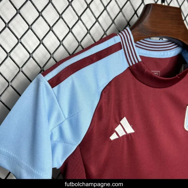 24_25 Kids Aston Villa Home Jersey - Image 6