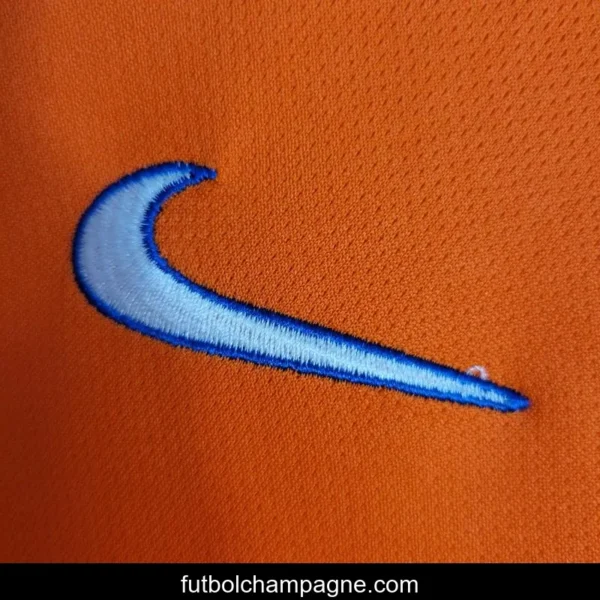 Retro Long Sleeve 1998 Brazil Goalkeeper Orange Jersey - Image 9