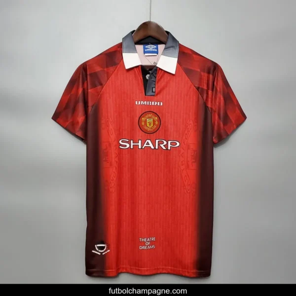 Retro 96_97 Manchester United home Soccer Jersey - Image 8