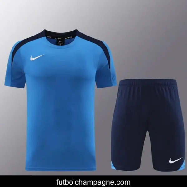 24_25 Nike Blue_Black Short Sleeve Jersey+Shorts - Image 17