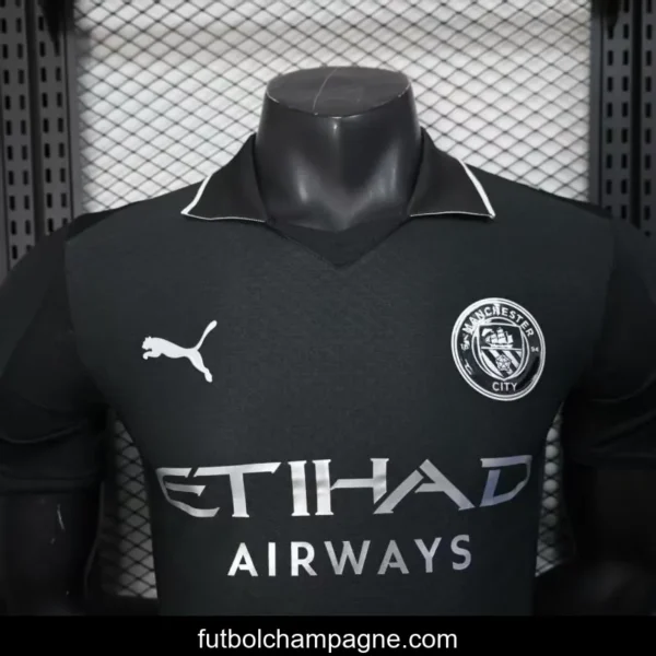 Player Version 25_26 Manchester City Black Away Jersey - Image 8