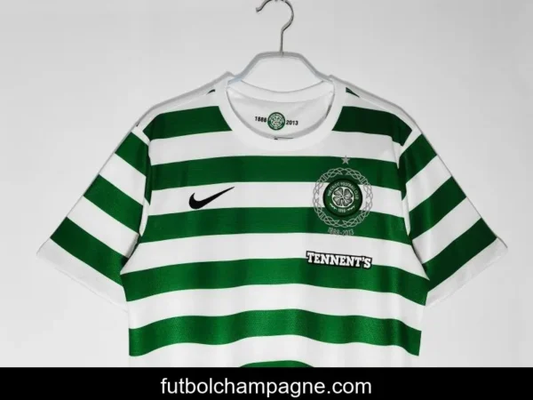 Retro 2012_13 Celtic Home 125th Anniversary Soccer Jersey - Image 9