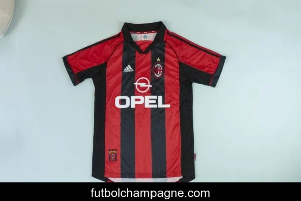RETRO 98_00 AC Milan Home Soccer Jersey - Image 6