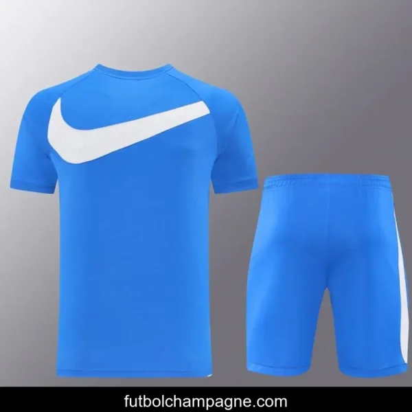 25_26 Nike Blue Short Sleeve Jersey+Shorts - Image 19