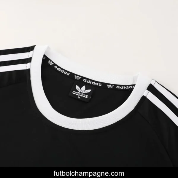 24_25 Adidas Original Black Short Sleeve Jersey+Shorts - Image 15