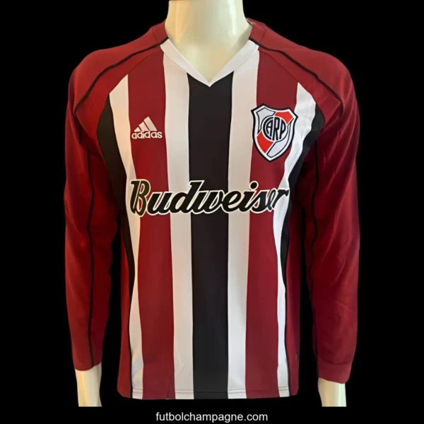 Retro 05_06 River Plate Away Long Sleeve Jersey - Image 6